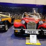 Birmingham NEC motor show - classic italian car - fiat 500 dealer